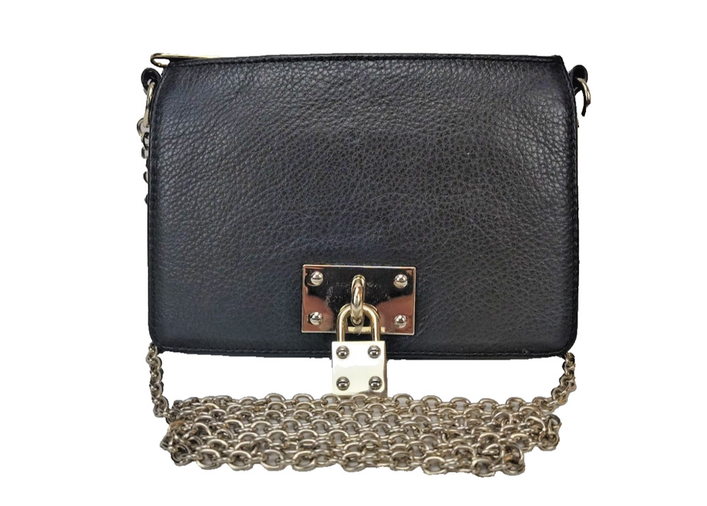 DKNY Elissa Shoulder Bag/Crossbody-Mini-Black with Gold Chain-NWOT
